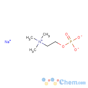 CAS No:38950-20-8 Ethanaminium,N,N,N-trimethyl-2-(phosphonooxy)-, monosodium salt (9CI)