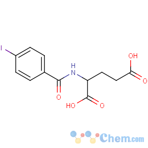 CAS No:38974-68-4 (2S)-2-[(4-iodobenzoyl)amino]pentanedioic acid