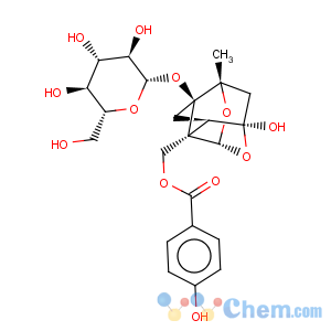 CAS No:39011-91-1 OxypaeonifloraoxypaeonifloraoxypaeoniflorinOxypaeonifloraOxypaeonifloraoxypaeonifloraoxypaeoniflorin[[(1aR)-3aβ,5,5aβ,5b-Tetrahydro-5β-hydroxy-5bβ-[[(4-hydroxybenzoyl)oxy]methyl]-2-methyl-2α,5-methano-3,4-dioxa-1H-cyclobuta[cd]pentalen]-1aβ(2H)-yl]β-D-glucopyranoside