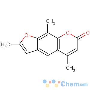 CAS No:3902-71-4 2,5,9-trimethylfuro[3,2-g]chromen-7-one