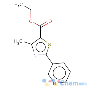 CAS No:39091-00-4 5-Thiazolecarboxylicacid, 4-methyl-2-(3-pyridinyl)-, ethyl ester
