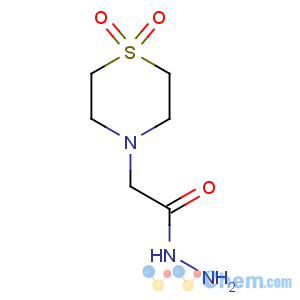 CAS No:39093-81-7 2-(1,1-dioxo-1lambda~6~,4-thiazinan-4-yl)acetohydrazide