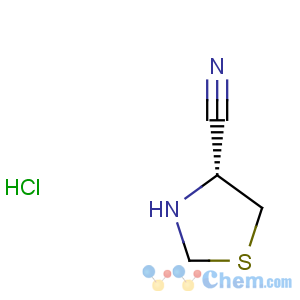 CAS No:391248-17-2 4-Thiazolidinecarbonitrile,hydrochloride (1:1), (4R)-
