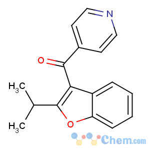 CAS No:39178-37-5 (2-propan-2-yl-1-benzofuran-3-yl)-pyridin-4-ylmethanone