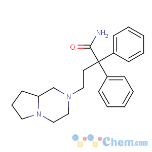 CAS No:39186-49-7 4-(3,4,6,7,8,8a-hexahydro-1H-pyrrolo[1,2-a]pyrazin-2-yl)-2,<br />2-diphenylbutanamide