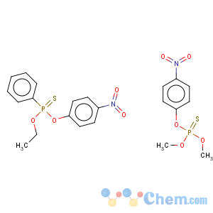 CAS No:39295-50-6 O-ethyl O-(4-nitrophenyl) phenylphosphonothioate - O,O-dimethyl O-(4-nitrophenyl) phosphorothioate (1:1)