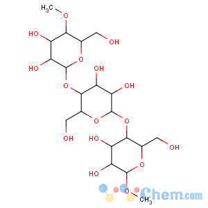 CAS No:39300-87-3 2-[6-[4,5-dihydroxy-2-(hydroxymethyl)-6-methoxyoxan-3-yl]oxy-4,<br />5-dihydroxy-2-(hydroxymethyl)oxan-3-yl]oxy-6-(hydroxymethyl)-5-<br />methoxyoxane-3,4-diol