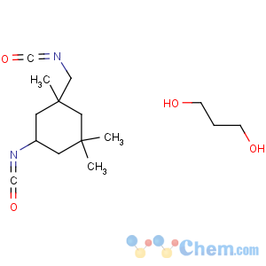 CAS No:39323-37-0 Polypropylene glycol, 3-isocyanatomethyl-3,5,5-trimethylcyclohexyl isocyanate polymer