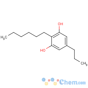 CAS No:39341-78-1 2-hexyl-5-propylbenzene-1,3-diol