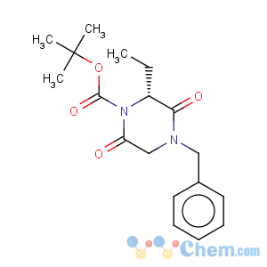 CAS No:393781-60-7 tert-butyl (2R)-4-benzyl-2-ethyl-3,6-dioxo-piperazine-1-carboxylate