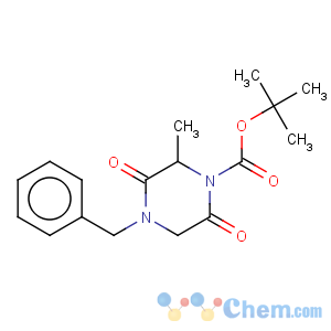CAS No:393781-61-8 1-Piperazinecarboxylicacid, 2-methyl-3,6-dioxo-4-(phenylmethyl)-, 1,1-dimethylethyl ester