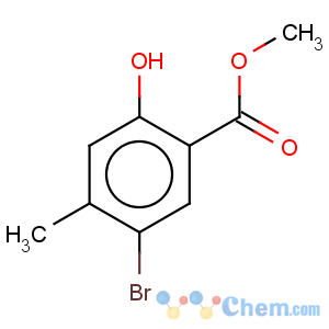 CAS No:39503-57-6 methyl 5-bromo-2-hydroxy-4-methylbenzoate