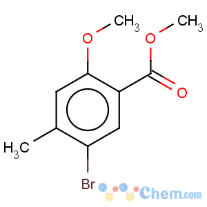 CAS No:39503-58-7 methyl 5-bromo-2-methoxy-4-methylbenzoate