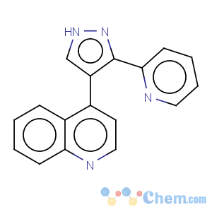 CAS No:396129-53-6 4-[5-(pyridin-2-yl)-1H-pyrazol-4-yl]quinoline