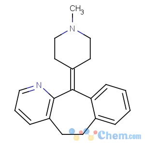 CAS No:3964-81-6 11-(1-methylpiperidin-4-ylidene)-5,6-dihydrobenzo[1,2]cyclohepta[3,<br />4-b]pyridine