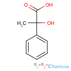 CAS No:3966-30-1 2-hydroxy-2-phenylpropanoic acid