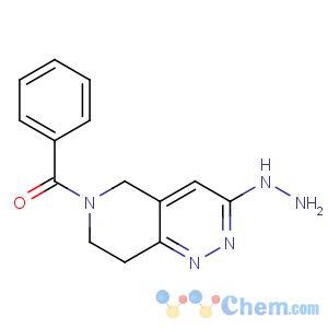 CAS No:39715-02-1 (3-hydrazinyl-7,8-dihydro-5H-pyrido[4,<br />3-c]pyridazin-6-yl)-phenylmethanone