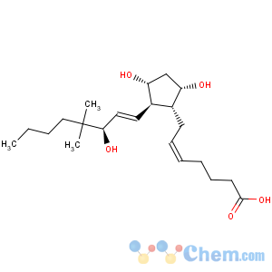 CAS No:39746-23-1 Prosta-5,13-dien-1-oicacid, 9,11,15-trihydroxy-16,16-dimethyl-, (5Z,9a,11a,13E,15R)- (9CI)