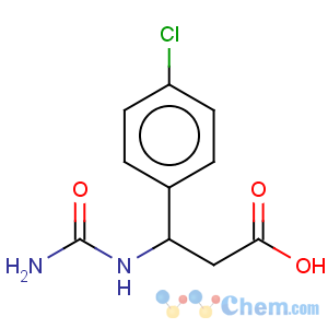 CAS No:39773-45-0 Benzenepropanoic acid, b-[(aminocarbonyl)amino]-4-chloro-