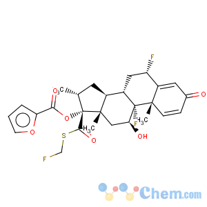 CAS No:397864-44-7 Androsta-1,4-diene-17-carbothioicacid, 6,9-difluoro-17-[(2-furanylcarbonyl)oxy]-11-hydroxy-16-methyl-3-oxo-,S-(fluoromethyl) ester, (6a,11b,16a,17a)-