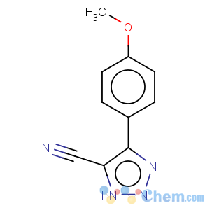 CAS No:39807-65-3 1H-1,2,3-Triazole-5-carbonitrile,4-(4-methoxyphenyl)-