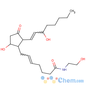 CAS No:398138-28-8 N-(2-hydroxyethyl)-7-[(2R)-5-hydroxy-2-(3-hydroxyoct-1-enyl)-3-<br />oxocyclopentyl]hept-5-enamide
