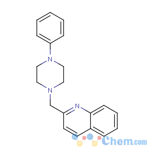 CAS No:39819-27-7 2-[(4-phenylpiperazin-1-yl)methyl]quinoline