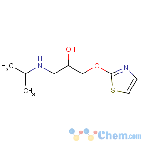 CAS No:39832-48-9 1-(propan-2-ylamino)-3-(1,3-thiazol-2-yloxy)propan-2-ol