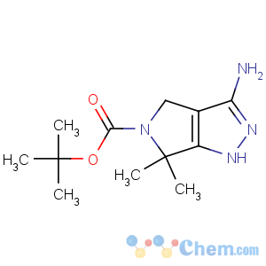 CAS No:398491-61-7 tert-butyl<br />3-amino-6,6-dimethyl-1,4-dihydropyrrolo[3,4-c]pyrazole-5-carboxylate