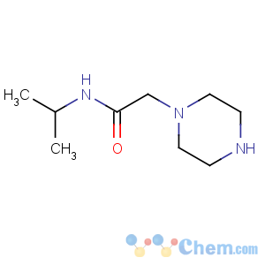 CAS No:39890-42-1 2-piperazin-1-yl-N-propan-2-ylacetamide