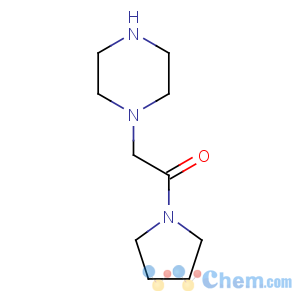 CAS No:39890-45-4 2-piperazin-1-yl-1-pyrrolidin-1-ylethanone