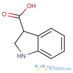CAS No:39891-70-8 2,3-dihydro-1H-indole-3-carboxylic acid