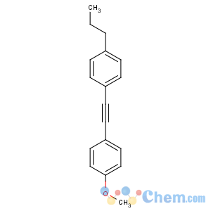 CAS No:39969-26-1 1-methoxy-4-[2-(4-propylphenyl)ethynyl]benzene