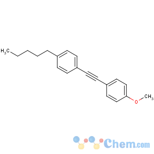 CAS No:39969-28-3 1-methoxy-4-[2-(4-pentylphenyl)ethynyl]benzene