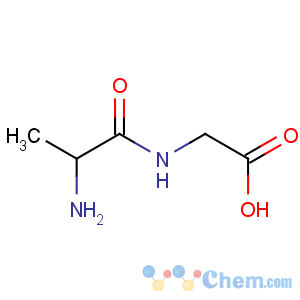 CAS No:3997-90-8 2-[[(2R)-2-aminopropanoyl]amino]acetic acid