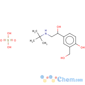 CAS No:39971-61-4 salbutamol sulfate