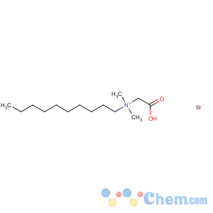CAS No:39995-54-5 1-Decanaminium,N-(carboxymethyl)-N,N-dimethyl-, bromide (1:1)
