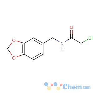 CAS No:40023-03-8 N-(1,3-benzodioxol-5-ylmethyl)-2-chloroacetamide