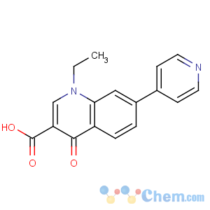 CAS No:40034-42-2 1-ethyl-4-oxo-7-pyridin-4-ylquinoline-3-carboxylic acid