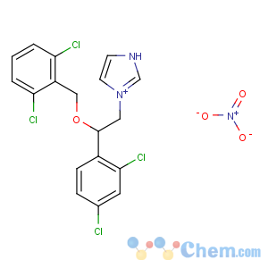 CAS No:40036-10-0 1-[2-(2,4-dichlorophenyl)-2-[(2,6-dichlorophenyl)methoxy]ethyl]-1H-imidazolium nitrate