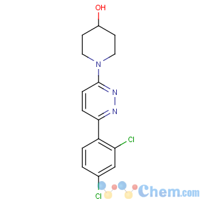 CAS No:40039-49-4 1-[6-(2,4-dichlorophenyl)pyridazin-3-yl]piperidin-4-ol
