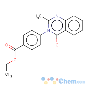 CAS No:4005-02-1 ethyl 4-(2-methyl-4-oxo-quinazolin-3-yl)benzoate