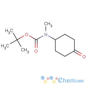 CAS No:400899-84-5 tert-butyl N-methyl-N-(4-oxocyclohexyl)carbamate