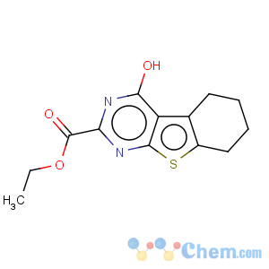 CAS No:40106-36-3 ethyl 4-oxo-3,4,5,6,7,8-hexahydro[1]benzothieno[2,3-d]pyrimidine-2-carboxylate