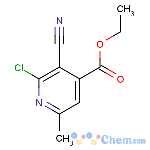 CAS No:40108-12-1 ethyl 2-chloro-3-cyano-6-methylpyridine-4-carboxylate