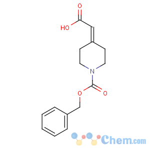 CAS No:40113-03-9 2-(1-phenylmethoxycarbonylpiperidin-4-ylidene)acetic acid