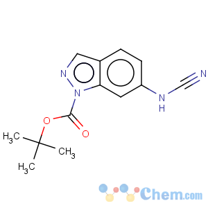 CAS No:401510-60-9 1H-Indazole-1-carboxylicacid, 6-(cyanoamino)-, 1,1-dimethylethyl ester
