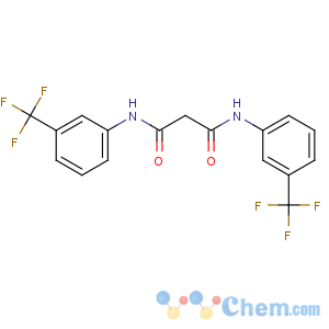 CAS No:402-21-1 Propanediamide,N1,N3-bis[3-(trifluoromethyl)phenyl]-