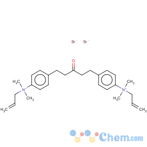 CAS No:402-40-4 Benzenaminium,4,4'-(3-oxo-1,5-pentanediyl)bis[N,N-dimethyl-N-2-propen-1-yl-, bromide (1:2)