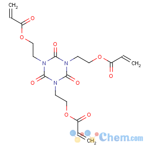 CAS No:40220-08-4 2-[2,4,6-trioxo-3,5-bis(2-prop-2-enoyloxyethyl)-1,3,<br />5-triazinan-1-yl]ethyl prop-2-enoate